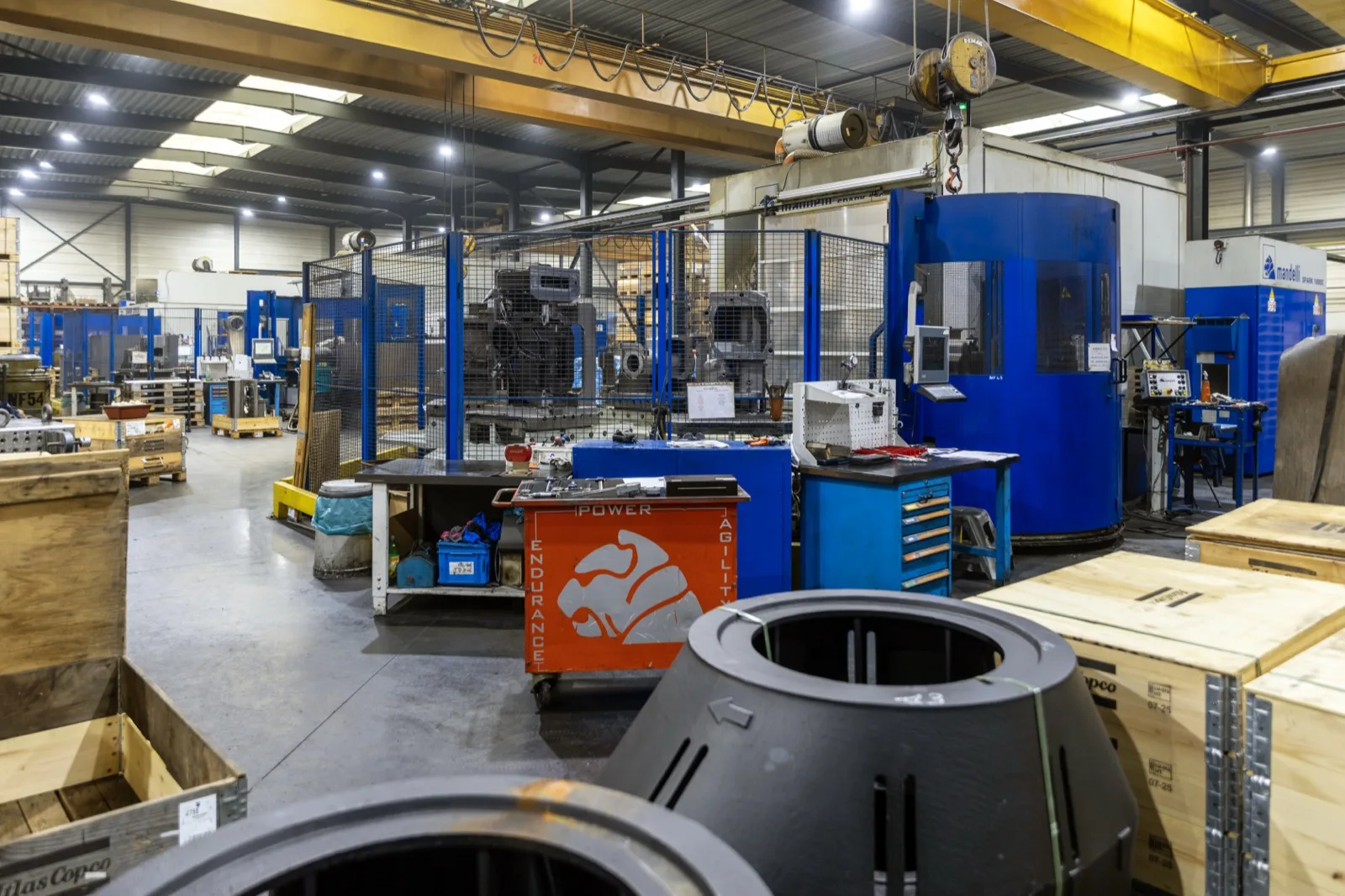 Smart Anna hardware connected to a manufacturing machine